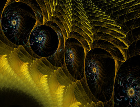 Imaginatory fractal abstract background Imageの写真素材
