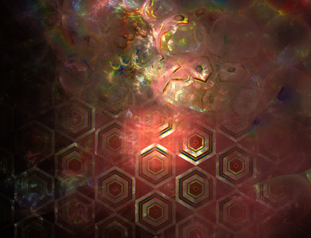 Imaginatory fractal abstract background Image