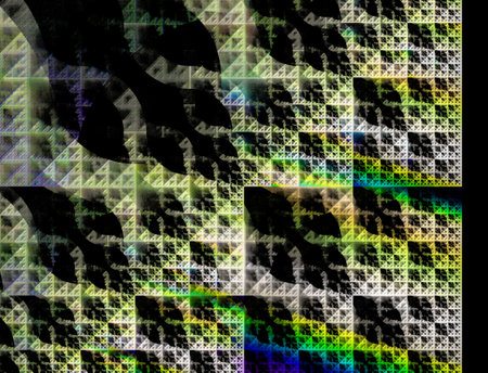 Imaginatory fractal abstract background Imageの写真素材