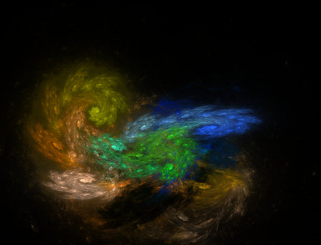 Imaginatory fractal abstract background Imageの写真素材