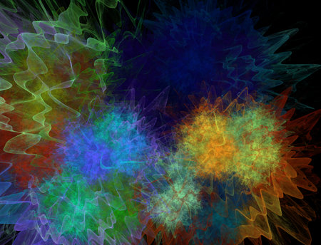 Imaginatory fractal abstract background Imageの写真素材