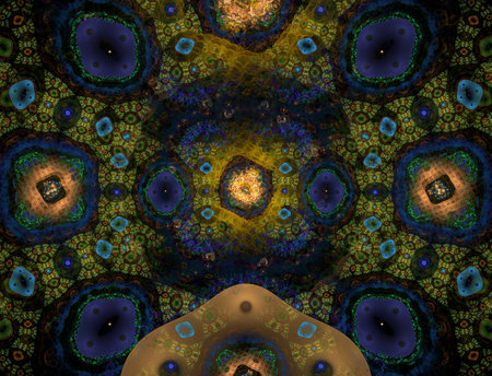 Imaginatory fractal abstract background Image