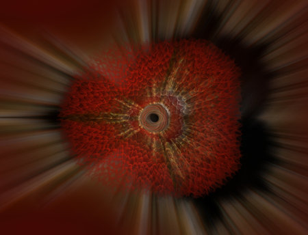 Imaginatory fractal abstract background Imageの写真素材