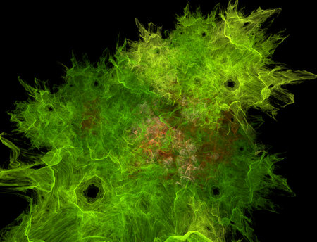 Imaginatory fractal abstract background Imageの写真素材