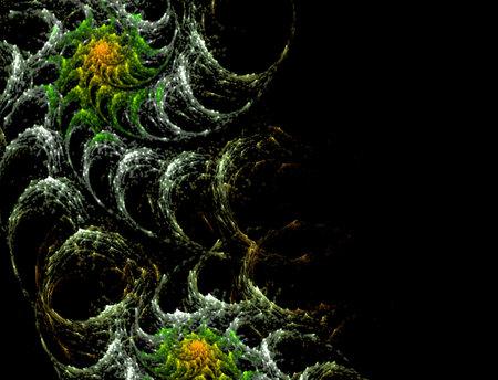 Imaginatory fractal abstract background Imageの写真素材