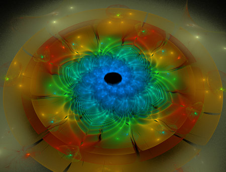 Imaginatory fractal abstract background Imageの写真素材