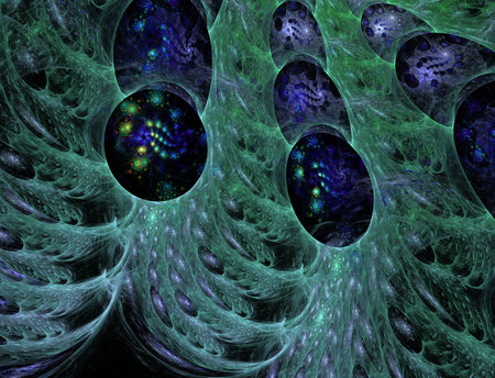 Imaginatory fractal abstract background Imageの写真素材