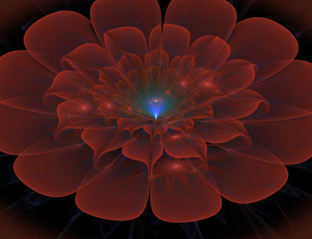 Imaginatory fractal abstract background Imageの写真素材