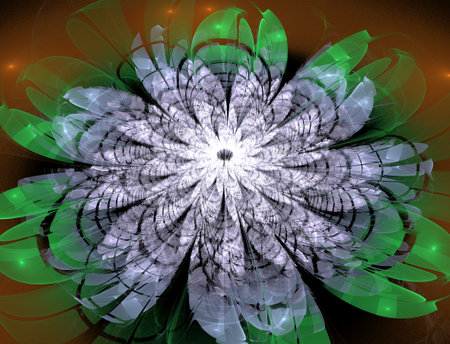 Imaginatory fractal abstract background Imageの写真素材