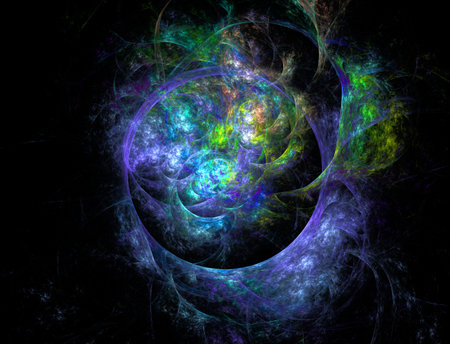 Imaginatory fractal abstract background Imageの写真素材