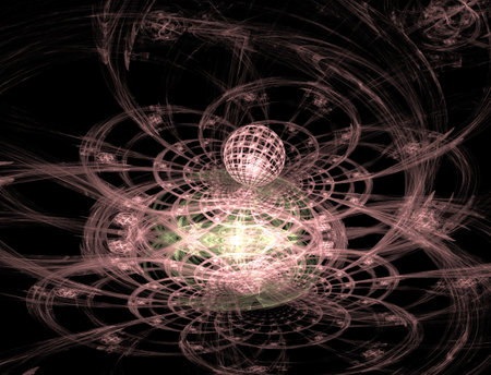 Imaginatory fractal abstract background Imageの写真素材