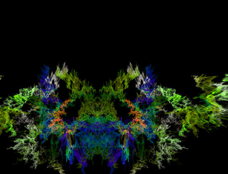 Imaginatory fractal abstract background Imageの写真素材