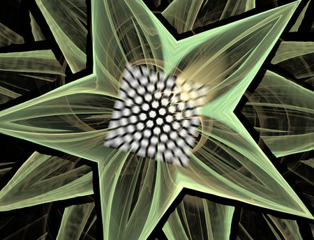 Imaginatory fractal abstract background Imageの写真素材