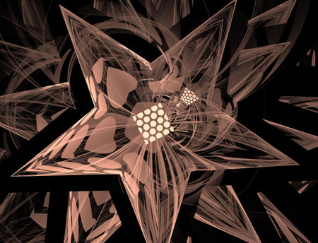 Imaginatory fractal abstract background Imageの写真素材