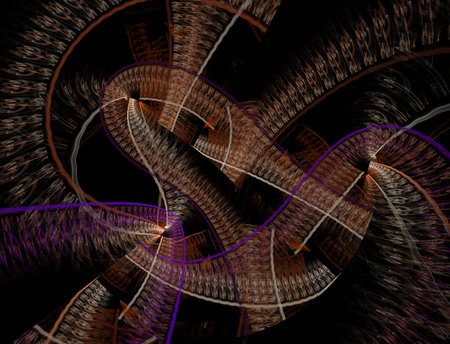 Imaginatory fractal abstract background Imageの写真素材