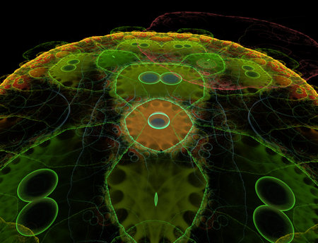 Imaginatory fractal abstract background Image