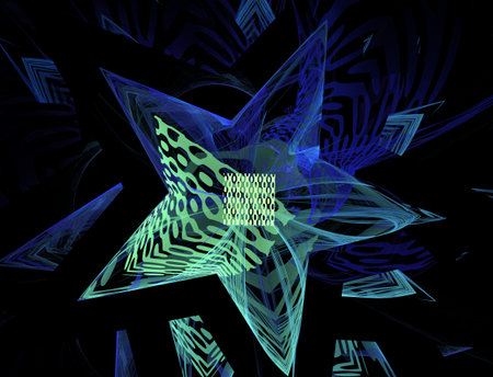 Imaginatory fractal abstract background Imageの写真素材