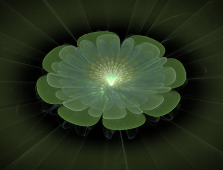 Imaginatory fractal abstract background Imageの写真素材