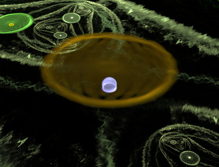 Imaginatory fractal abstract background Image