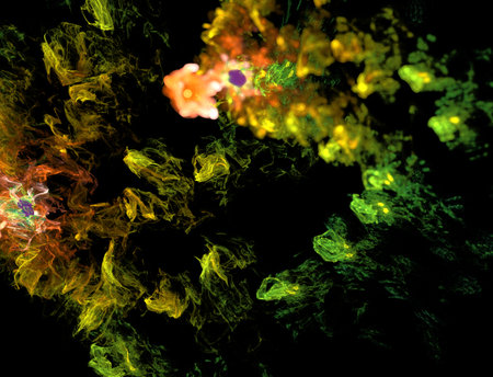 Imaginatory fractal abstract background Image