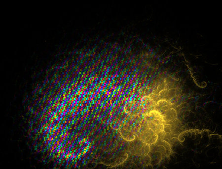 Imaginatory fractal abstract background Imageの写真素材