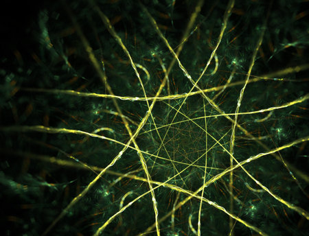 Imaginatory fractal abstract background Imageの写真素材