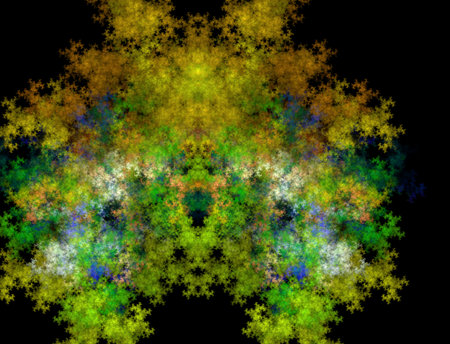 Imaginatory fractal abstract background Imageの写真素材