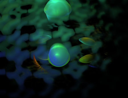Imaginatory fractal abstract background Imageの写真素材