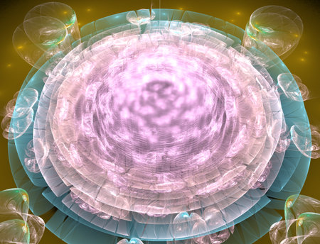 Imaginatory fractal abstract background Imageの写真素材