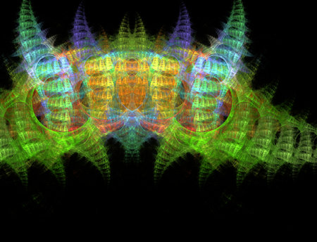 Imaginatory fractal abstract background Imageの写真素材