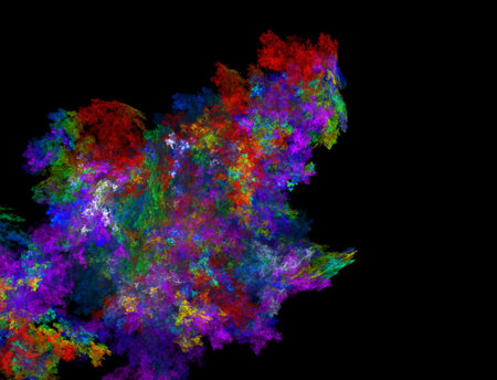 Imaginatory fractal abstract background Imageの写真素材