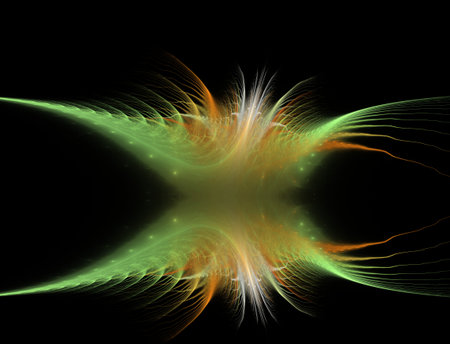 Imaginatory fractal abstract background Imageの写真素材