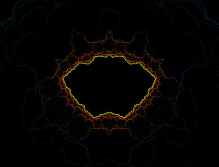 Imaginatory fractal abstract background Imageの写真素材