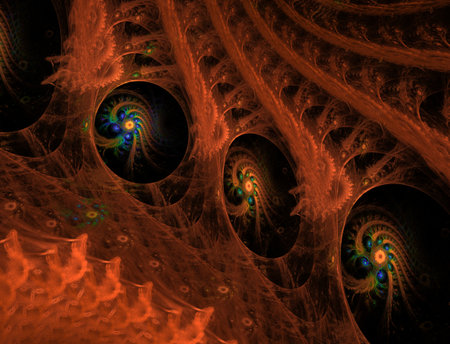 Imaginatory fractal abstract background Imageの写真素材