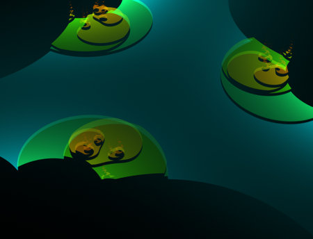 Imaginatory fractal abstract background Imageの写真素材