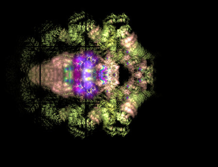 Imaginatory fractal abstract background Imageの写真素材