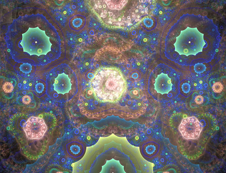 Imaginatory fractal abstract background Imageの写真素材