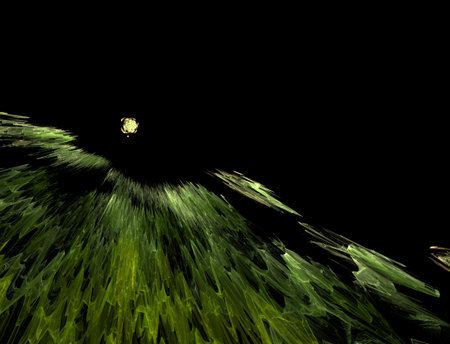 Imaginatory fractal abstract background Imageの写真素材
