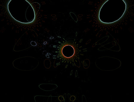 Imaginatory fractal abstract background Imageの写真素材