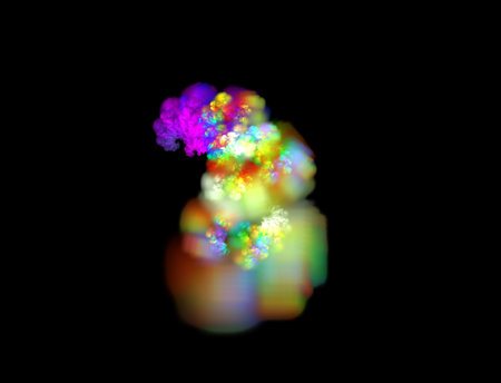 Imaginatory fractal abstract background Imageの写真素材