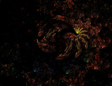 Imaginatory fractal abstract background Imageの写真素材