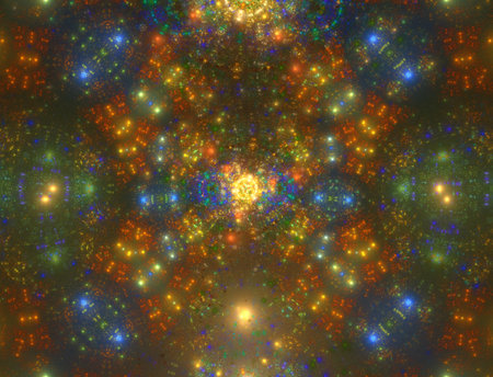 Imaginatory fractal abstract background Image