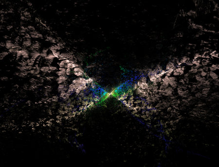 Imaginatory fractal abstract background Imageの写真素材