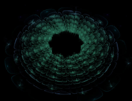 Imaginatory fractal abstract background Imageの写真素材