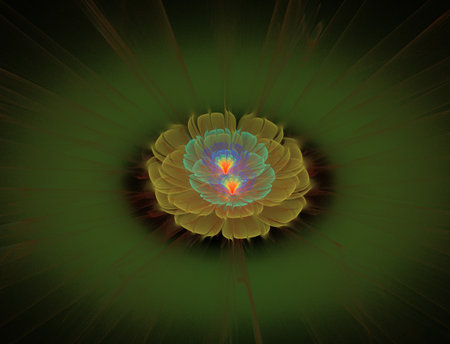 Imaginatory fractal abstract background Imageの写真素材