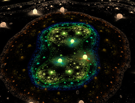 Imaginatory fractal abstract background Image
