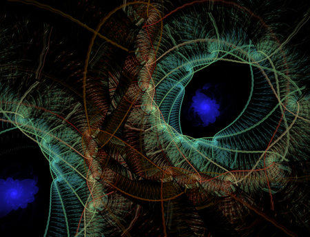 Imaginatory fractal abstract background Image