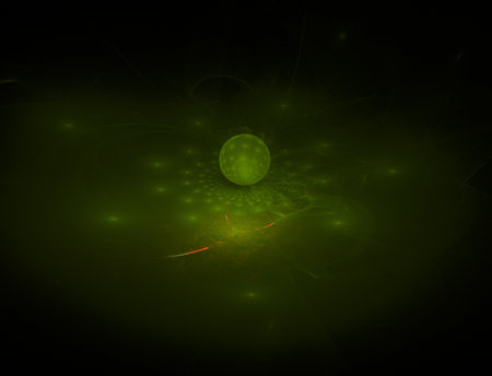 Imaginatory fractal abstract background Imageの写真素材