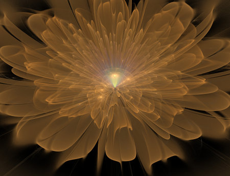 Imaginatory fractal abstract background Imageの写真素材