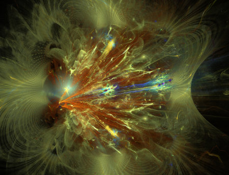 Imaginatory fractal abstract background Image